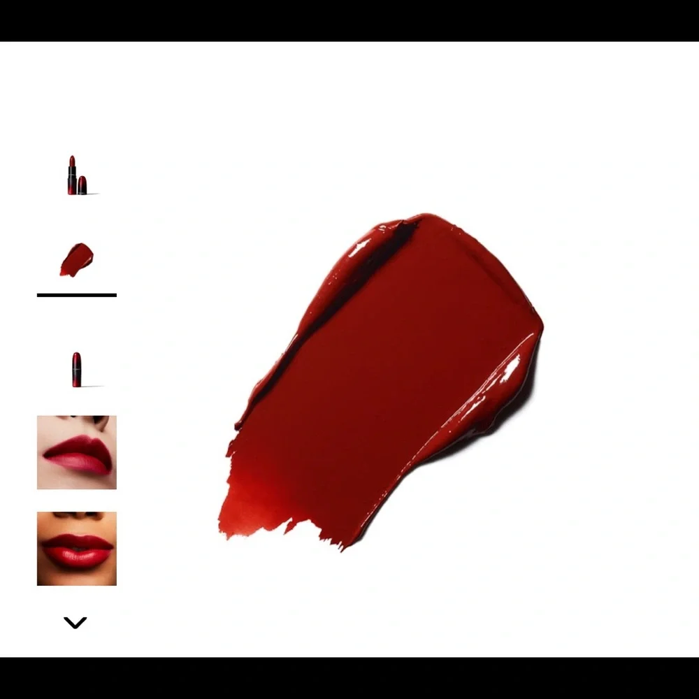 New MAC Love Me Lipstick - E For Effortless Red in Box